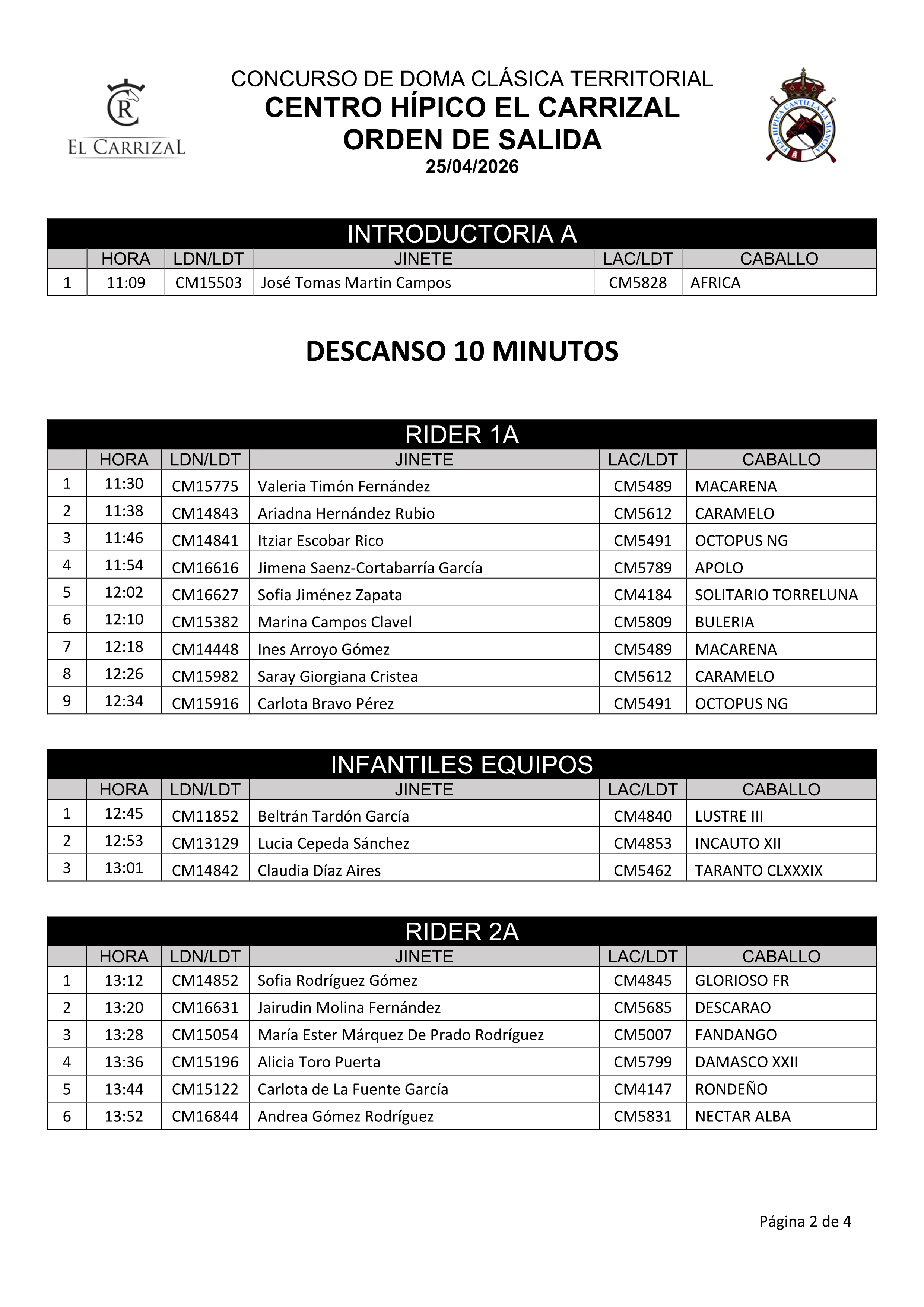 ORDEN SALIDA